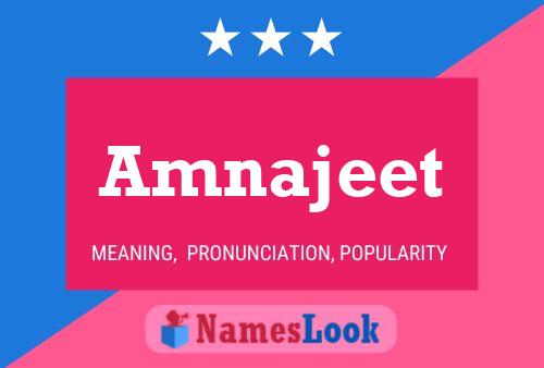 ملصق اسم Amnajeet