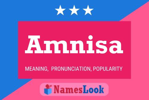 ملصق اسم Amnisa