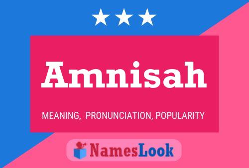 ملصق اسم Amnisah