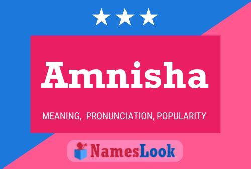 ملصق اسم Amnisha