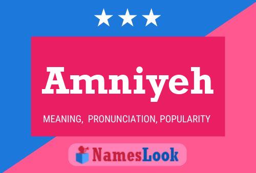 ملصق اسم Amniyeh