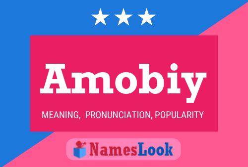 ملصق اسم Amobiy