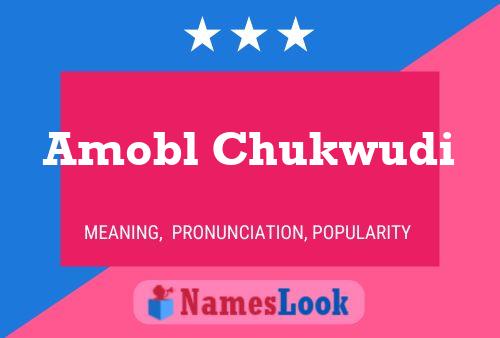 ملصق اسم Amobl Chukwudi