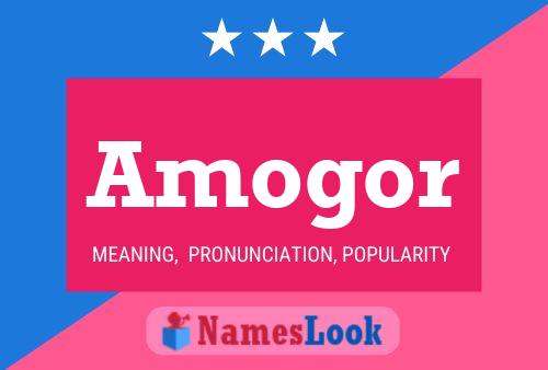 ملصق اسم Amogor