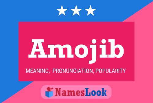 ملصق اسم Amojib