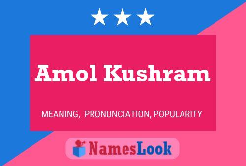 ملصق اسم Amol Kushram