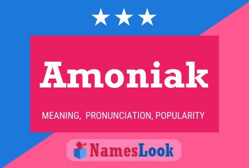 ملصق اسم Amoniak