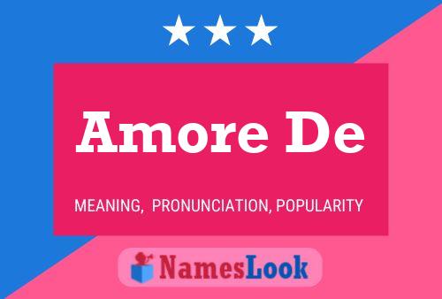 ملصق اسم Amore De