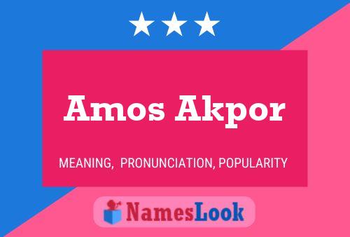 ملصق اسم Amos Akpor