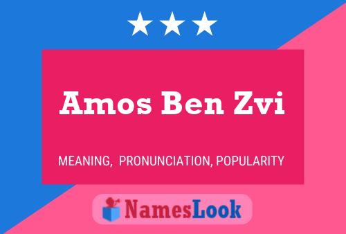 ملصق اسم Amos Ben Zvi