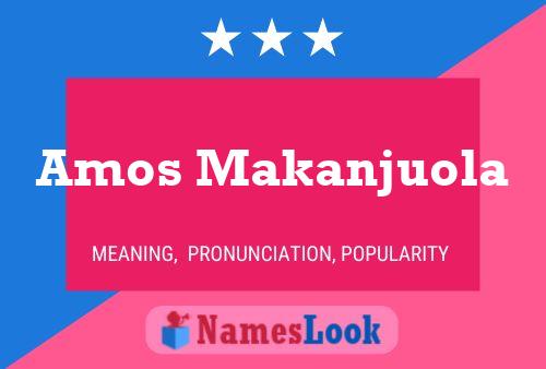 ملصق اسم Amos Makanjuola