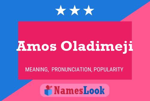 ملصق اسم Amos Oladimeji