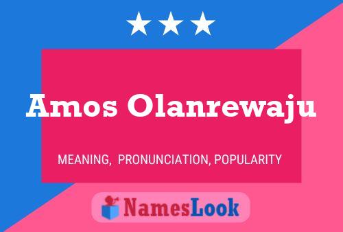 ملصق اسم Amos Olanrewaju