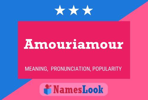 ملصق اسم Amouriamour