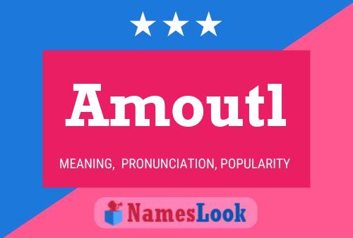 ملصق اسم Amoutl