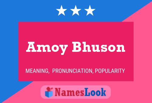 ملصق اسم Amoy Bhuson