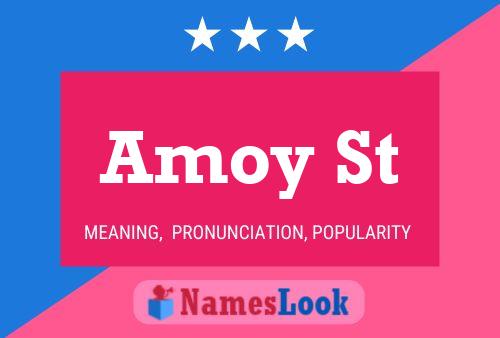 ملصق اسم Amoy St