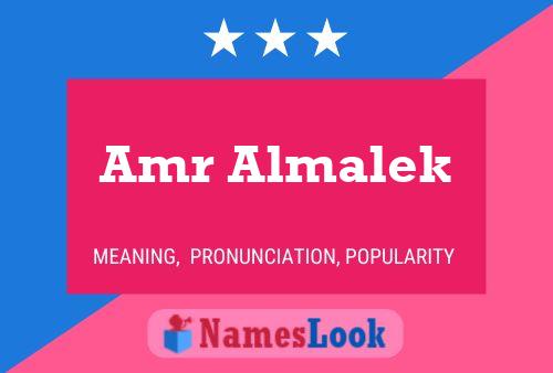 ملصق اسم Amr Almalek