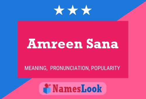 ملصق اسم Amreen Sana