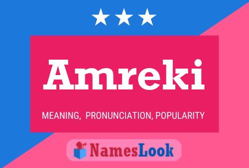 ملصق اسم Amreki