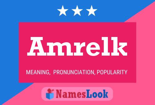 ملصق اسم Amrelk