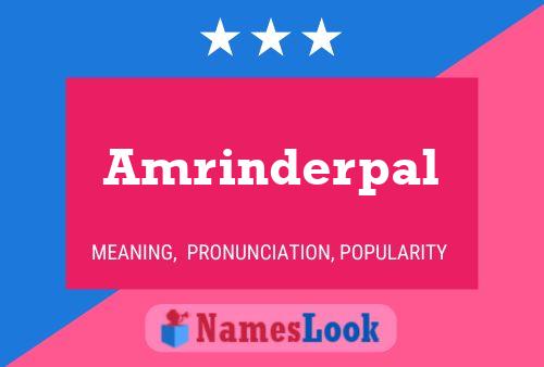 ملصق اسم Amrinderpal