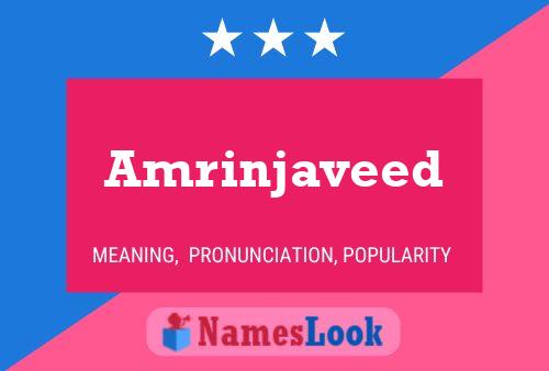 ملصق اسم Amrinjaveed