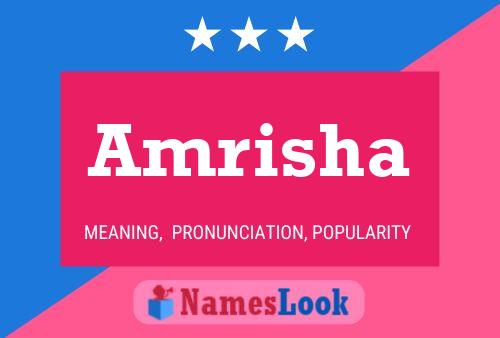 ملصق اسم Amrisha