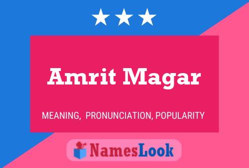 ملصق اسم Amrit Magar