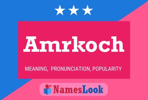 ملصق اسم Amrkoch