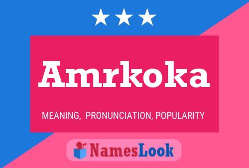 ملصق اسم Amrkoka