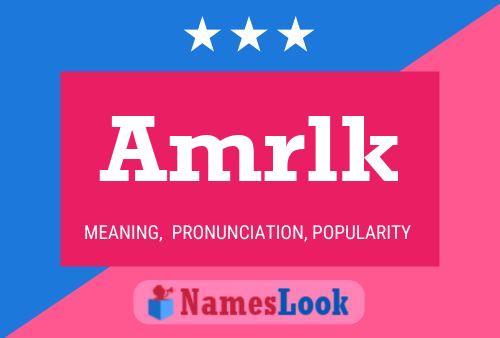 ملصق اسم Amrlk