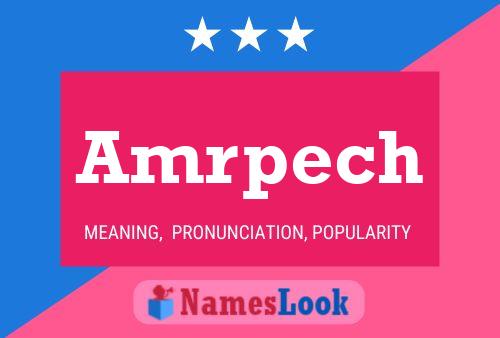 ملصق اسم Amrpech