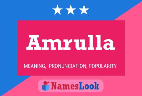 ملصق اسم Amrulla