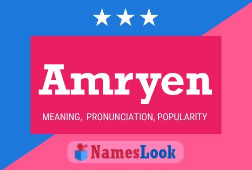 ملصق اسم Amryen