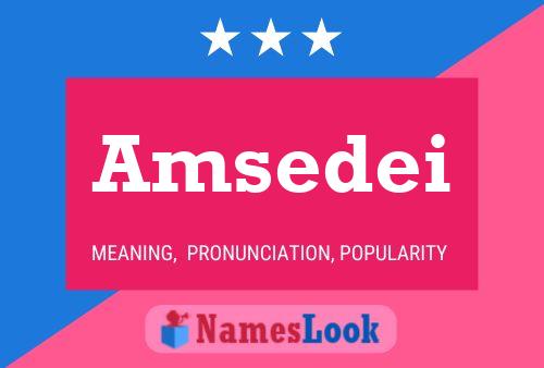 ملصق اسم Amsedei