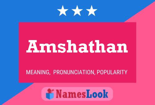 ملصق اسم Amshathan