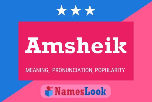 ملصق اسم Amsheik