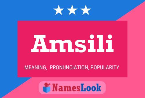 ملصق اسم Amsili