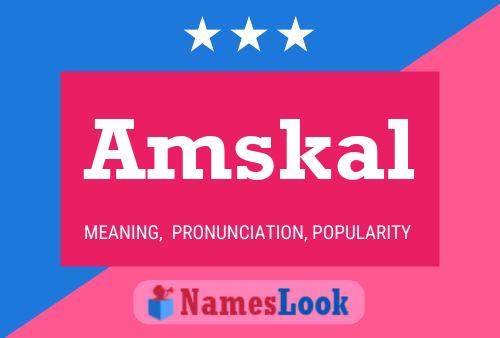 ملصق اسم Amskal