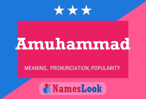 ملصق اسم Amuhammad