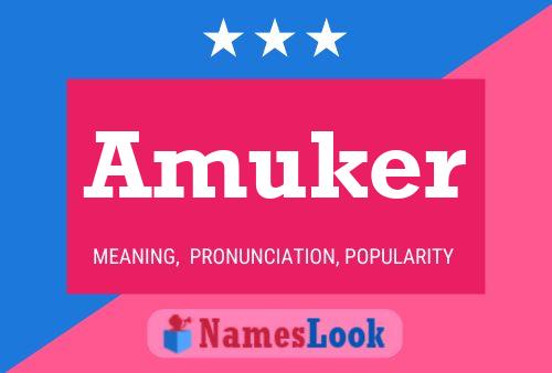 ملصق اسم Amuker