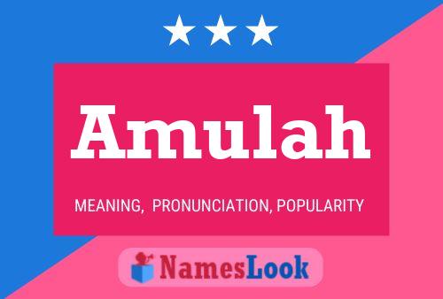 ملصق اسم Amulah