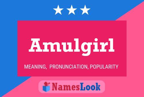 ملصق اسم Amulgirl