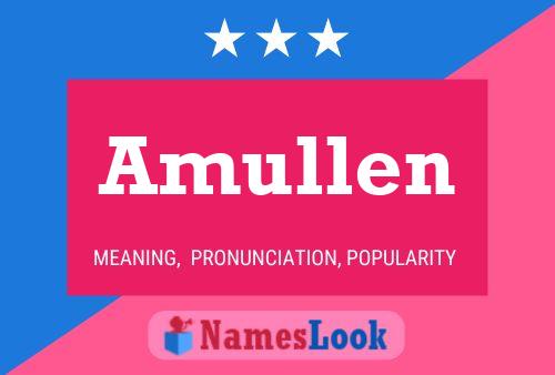 ملصق اسم Amullen