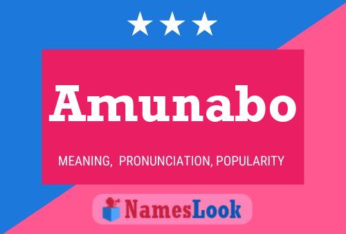 ملصق اسم Amunabo