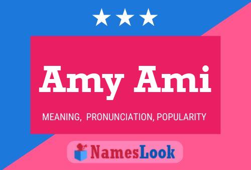 ملصق اسم Amy Ami