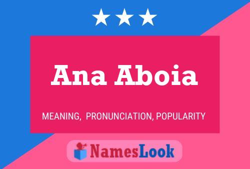 ملصق اسم Ana Aboia