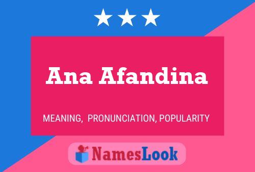 ملصق اسم Ana Afandina