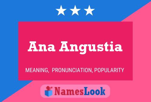 ملصق اسم Ana Angustia